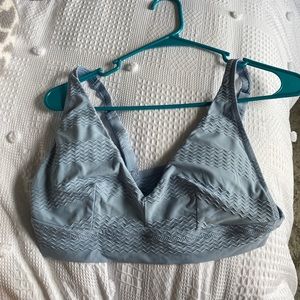 Aerie light blue bathing suit top
